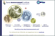 bonemeasurement site design